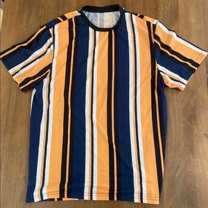 Vertical striped shirt